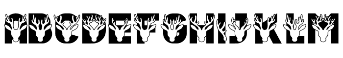 Deer Horn Font LOWERCASE