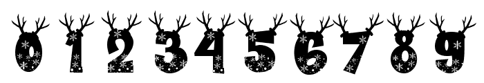 Deer Snow Regular Font OTHER CHARS