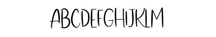 DeerUp Shouttap Sans Font LOWERCASE