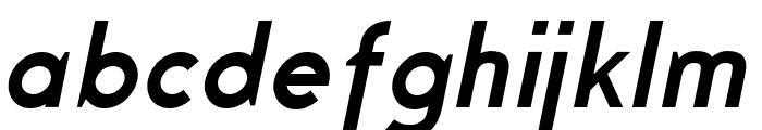 Default-Italic Font LOWERCASE
