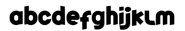 Deghibas Font LOWERCASE