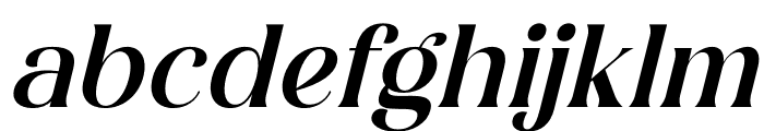 Degila Italic Font LOWERCASE