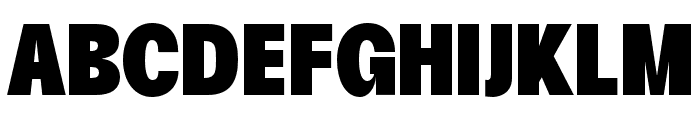 Degitan Black Condensed Font UPPERCASE