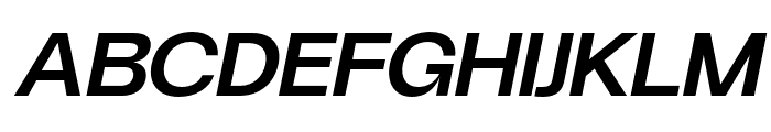Degitan Semi Bold Italic Font UPPERCASE
