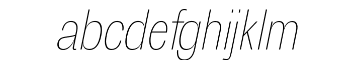 Degitan Thin Italic Condensed FONT