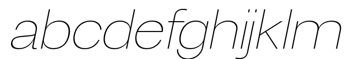 Degitan Thin Italic FONT