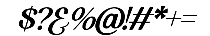 Dehagie Italic Font OTHER CHARS