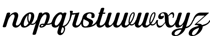Dehagie Italic Font LOWERCASE