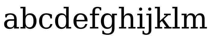 DejaVuMathTeXGyre-Regular Font LOWERCASE