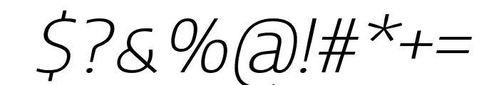 Dekona-Italic Font OTHER CHARS