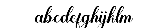 Delania Font LOWERCASE