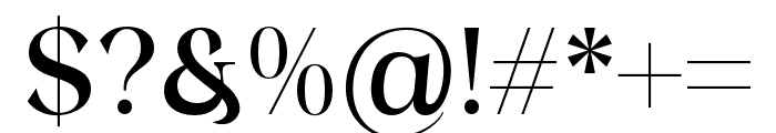 Delarosa-Regular Font OTHER CHARS