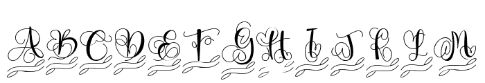 Delash Monogram Font LOWERCASE