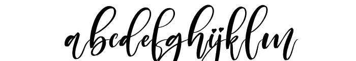 Delashanty Italic Font LOWERCASE