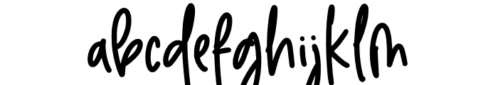 Delcinta Signature Font LOWERCASE
