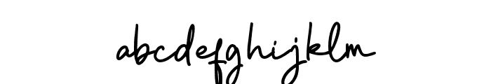 Delectable Regular Font LOWERCASE