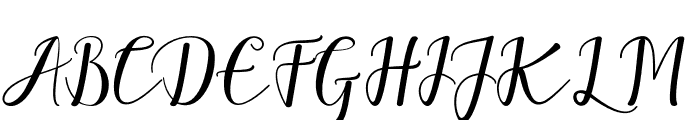 Deliagha Font UPPERCASE