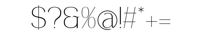 Delicate Elegance Regular Font OTHER CHARS