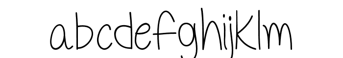 DelicateLittleFlower Font LOWERCASE
