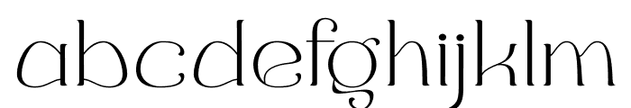 Delication Font LOWERCASE