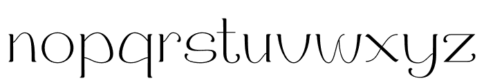 Delication Font LOWERCASE