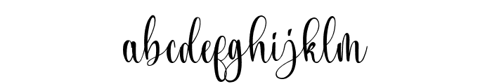 Deliciouxe Font LOWERCASE