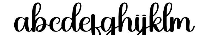 Delighful Font LOWERCASE