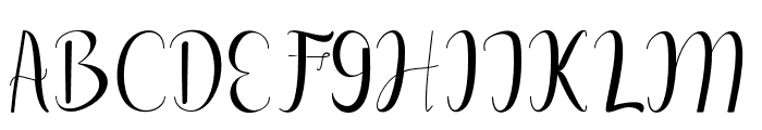 Delighhtful Font UPPERCASE