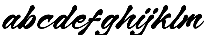 Delight Island Italic Font LOWERCASE