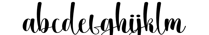 Delight Midnight Font LOWERCASE