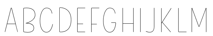 Delight Tones Line Font LOWERCASE