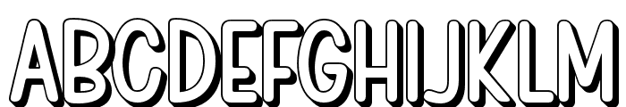 Delight Tones Shadow 1 Font LOWERCASE