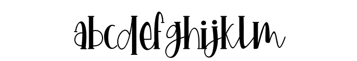 Delight day Font LOWERCASE