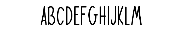 Delighted Panda Font UPPERCASE