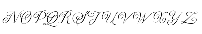 DelightedSunrise-Regular Font UPPERCASE