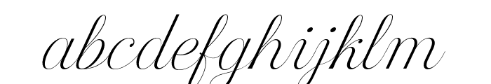 DelightedSunrise-Regular Font LOWERCASE