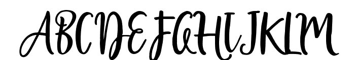 Delightful Script Regular Font UPPERCASE