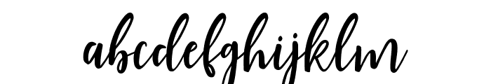 Delightful Script Regular Font LOWERCASE