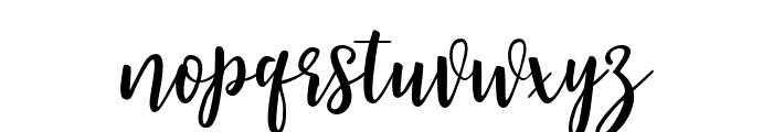 Delightful Script Regular Font LOWERCASE