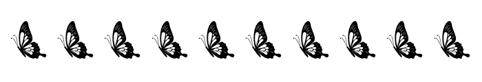 DelightfulButterfly-Regular Font OTHER CHARS