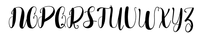 Delights Font UPPERCASE