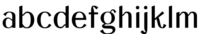 Delika Regular Font LOWERCASE