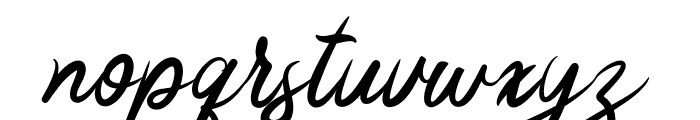 Delina Script Font LOWERCASE