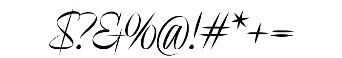 Delion Signature Font OTHER CHARS