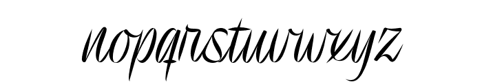 Delion Signature Font LOWERCASE