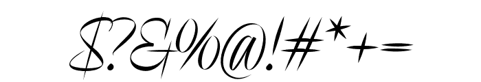 DelionSignature Font OTHER CHARS