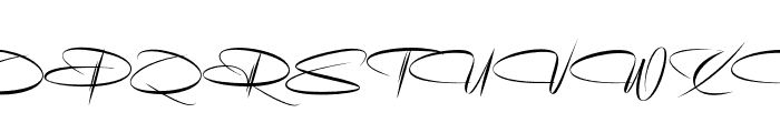 DelionSignature Font UPPERCASE