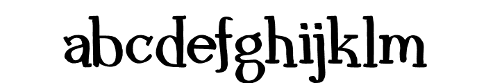 Deliot Font LOWERCASE