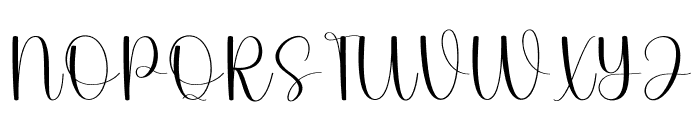 Delisa Melody Font UPPERCASE