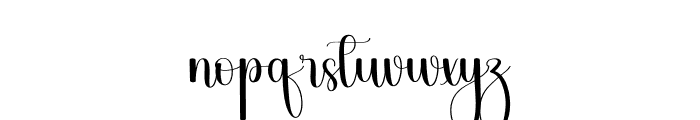Delisa Melody Font LOWERCASE